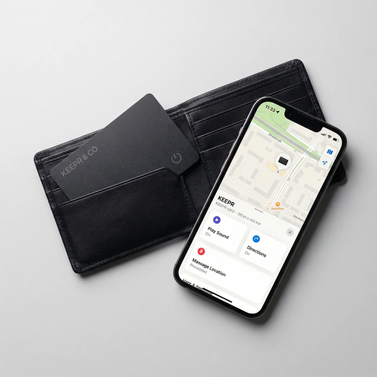 KEEPR Card – Slim Tracking Card for Wallet & Essentials